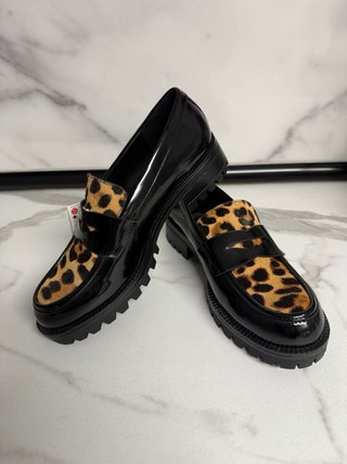 Mocasines Zara Animal Print Talla 38