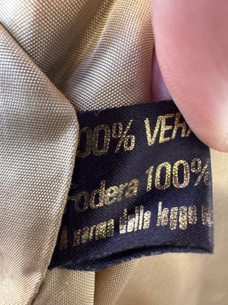 Giacca in pelle scamosciata vintage