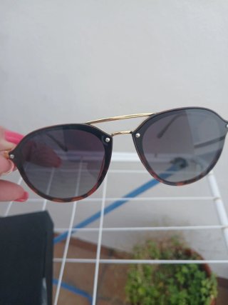 Gafas de sol mujer marrones y doradas