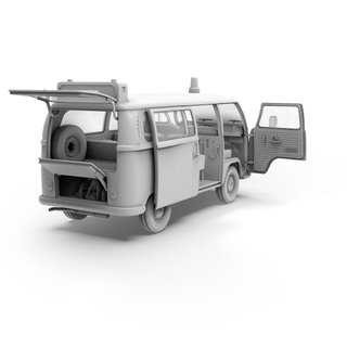 Maqueta T2 Model 1967 Airport bus, AK 1/35