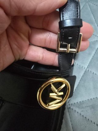Sandalias Michael Kors Negras Doradas
