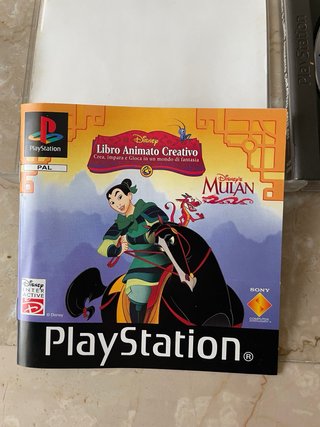 PlayStation Mulan Libro Animato Creativo Disney