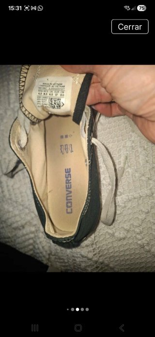 Zapatillas Converse Negras