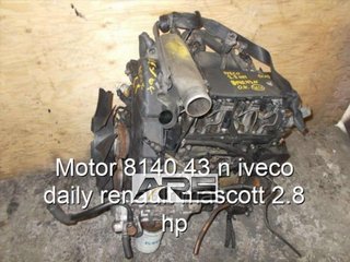 motor 8140.43 Iveco Daily Mascott 2.8 diés