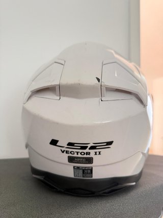 Casco Moto LS2 Vector II Talla XS Blanco
