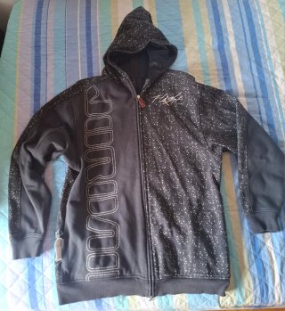 Felpa Jordan con cappuccio reversibile