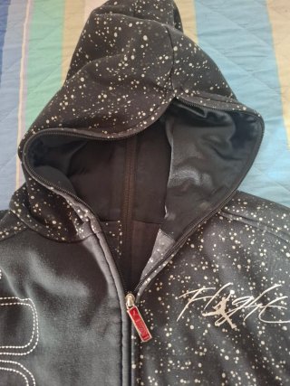Felpa Jordan con cappuccio reversibile