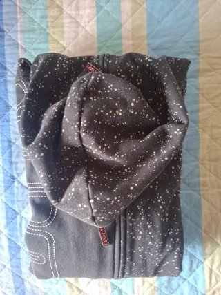 Felpa Jordan con cappuccio reversibile