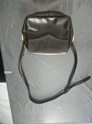Borsa militare vintage marrone a tracolla – stile