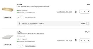 Cama apilable Utaker IKEA
