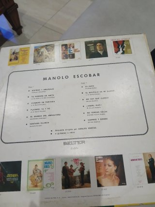 Vinilo Manolo Escobar - Flamenco Años 70