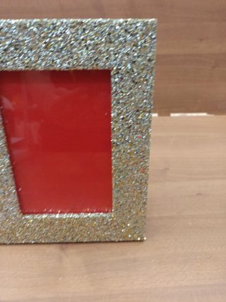 Portafoto Glitter Oro Argento 18x24 Interno