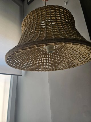 Lámpara de techo Ikea cuerda