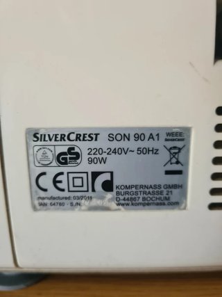 Remalladora Silvercrest 4 hilos
