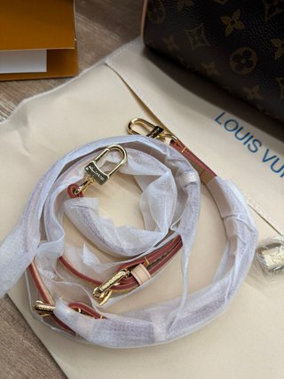 Pochette Louis Vuitton Monogram Marrone Oro