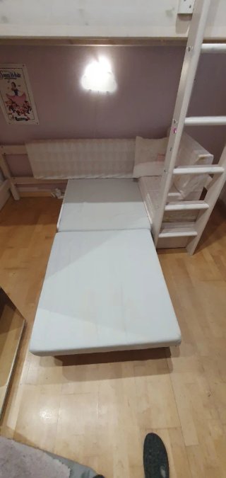 Litera madera con sofá cama Flexa