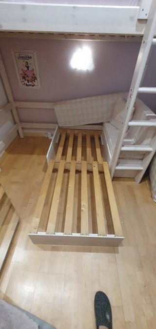 Litera madera con sofá cama Flexa