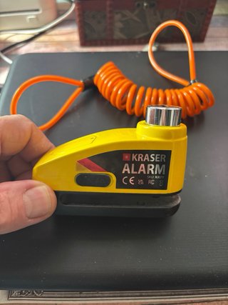 Candado Alarma Moto Kraser 7mm