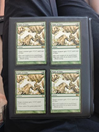 X4 Might of Oaks / Poder de los Robles MTG magic