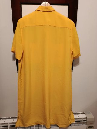 Vestido camisero amarillo