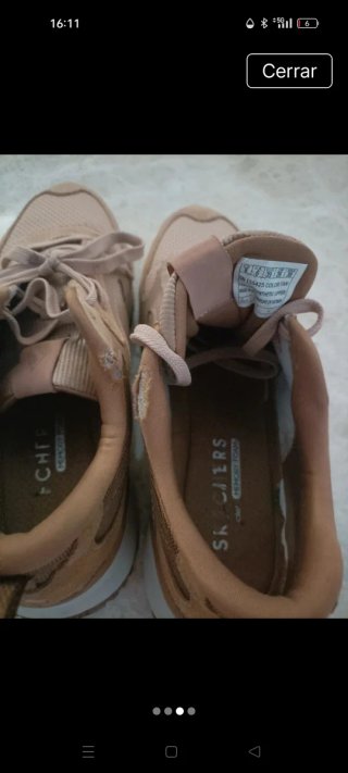Zapatillas Skechers Beige/Marrón