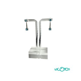 Pendientes Oro 18k con Piedras Azules