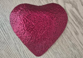 Piattino H&H LIFESTYLE cuore rosso