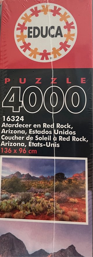 Puzzle Educa 4000 Piezas Atardecer Red Rock