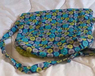 Bolso de tela patchwork bandolera