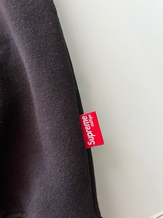 Sudadera Supreme Negra Box Logo