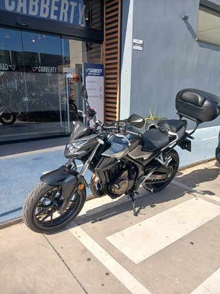 Honda CB500F gris/plata