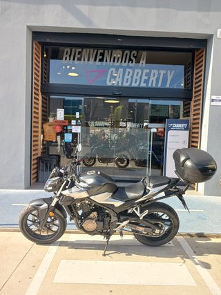 Honda CB500F gris/plata