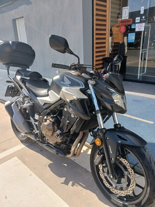 Honda CB500F gris/plata