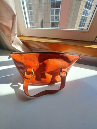 Bolso Carolina Herrera Naranja Original
