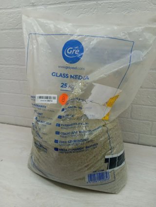 Vidrio filtrante para filtros de Piscina 25 Kg