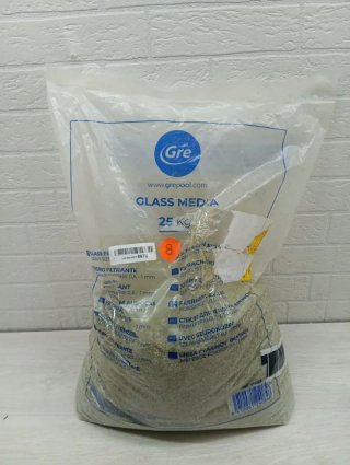 Vidrio filtrante para filtros de Piscina 25 Kg