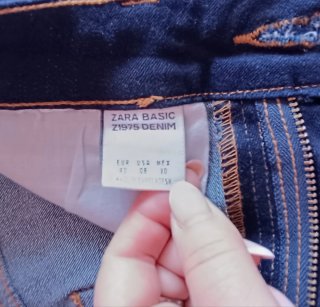 Pantalón vaquero Zara azul