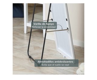 Espejo HOMCOM Metal y Cristal