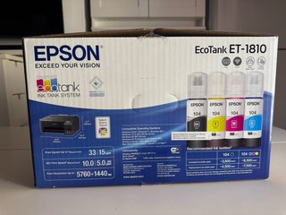Epson EcoTank ET-1810 WiFi Scatola Aperta