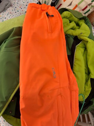 Chaqueta + pantalón esquí CMP niño verde naranja