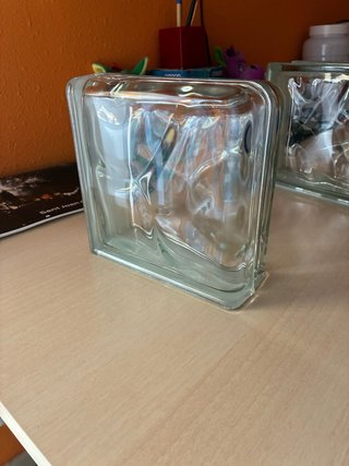 Ladrillos de vidrio decorativos
