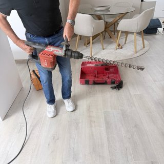 Hilti TE 75 profesional + brocas SDS Max + coronas
