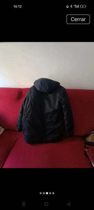 Parka Celio azul marino con Forro Polar