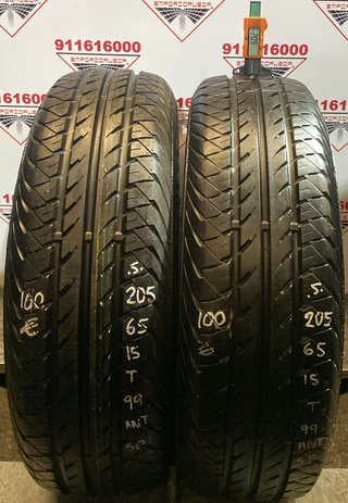 -205 65 15 T CONTINENTAL RUEDA AL 90% VIDA UTIL