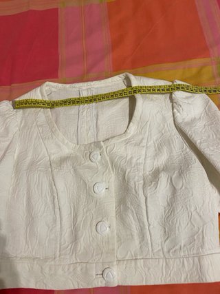 Traje Falda y Chaqueta Blanco Confección Modisto