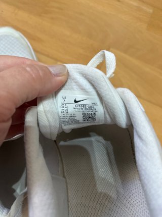 Zapatillas Nike Unisex Talla 40 Blancas