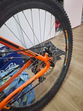 Bicicleta JL Wenti Storm Naranja