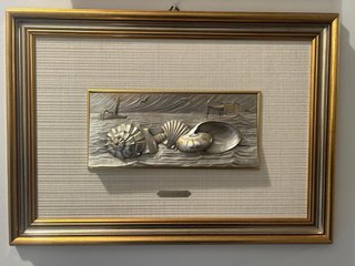 Quadro Ottaviani scene marine con conchiglie