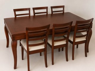 Conjunto de muebles de salón/comedor en madera