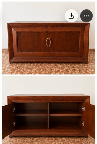 Conjunto de muebles de salón/comedor en madera